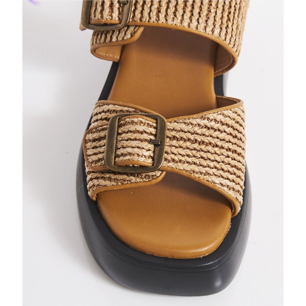 🎉LAST CHANCE🎉 FREE PEOPLE Mandi Weave Sandal / Natural - Picture 8 of 10